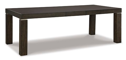 Transitional 4-Legged Dining Table in Espresso - HER Home Design Boutique
